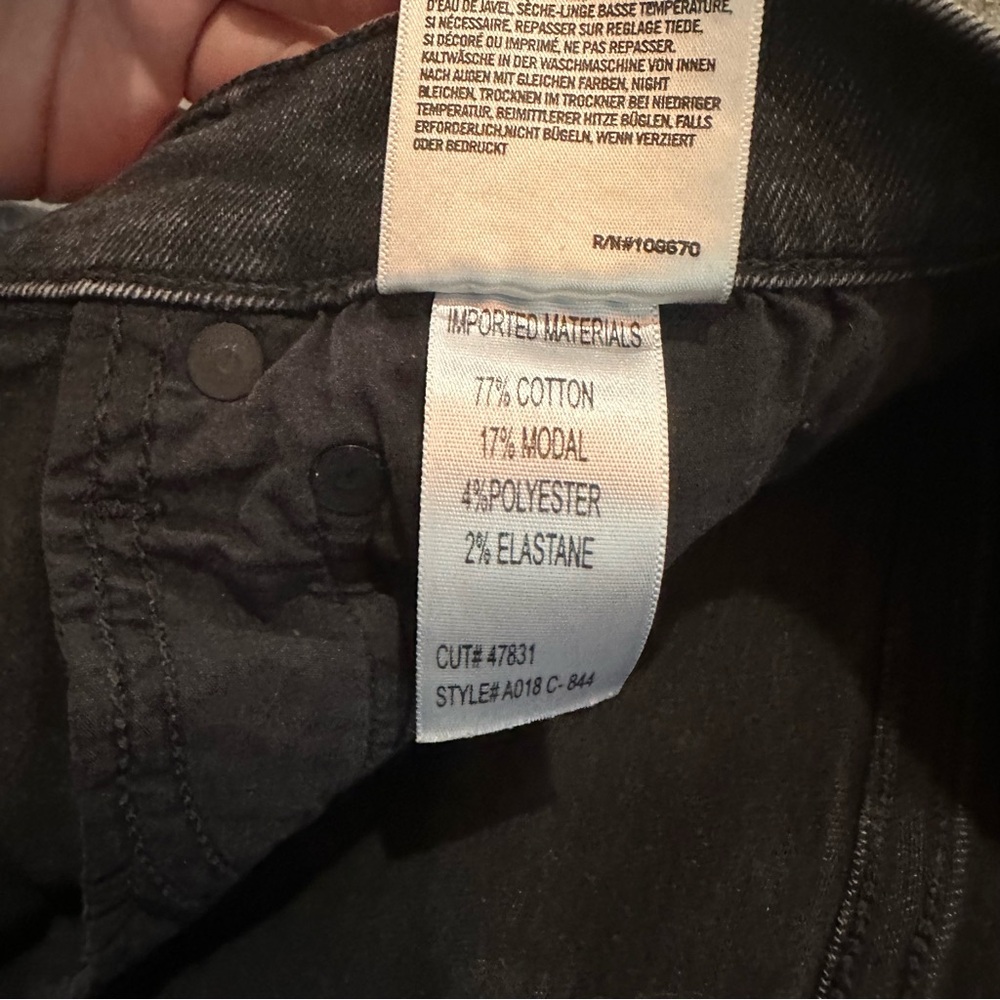 🚨LAST CHANCE🚨 AGOLDE denim size 27 Sophie Mid Rise Skinny Crop - Temple skinny - Picture 10 of 14
